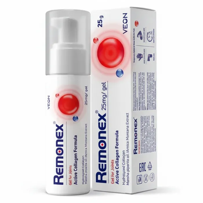 Remonex - opakowanie środka na stawy i kości z kolagenem
